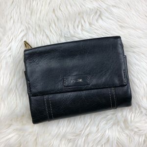 Fossil Black Leather Wallet
